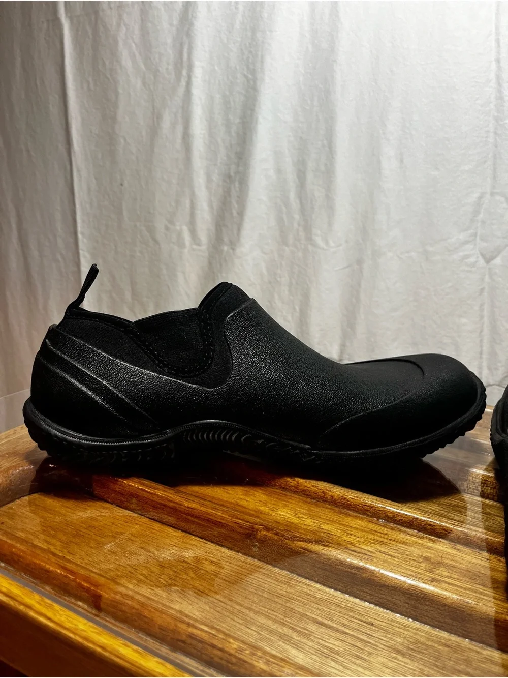 Bogs Men's Urban Walker Low Waterproof Slip-On Shoes Black Size 12📝